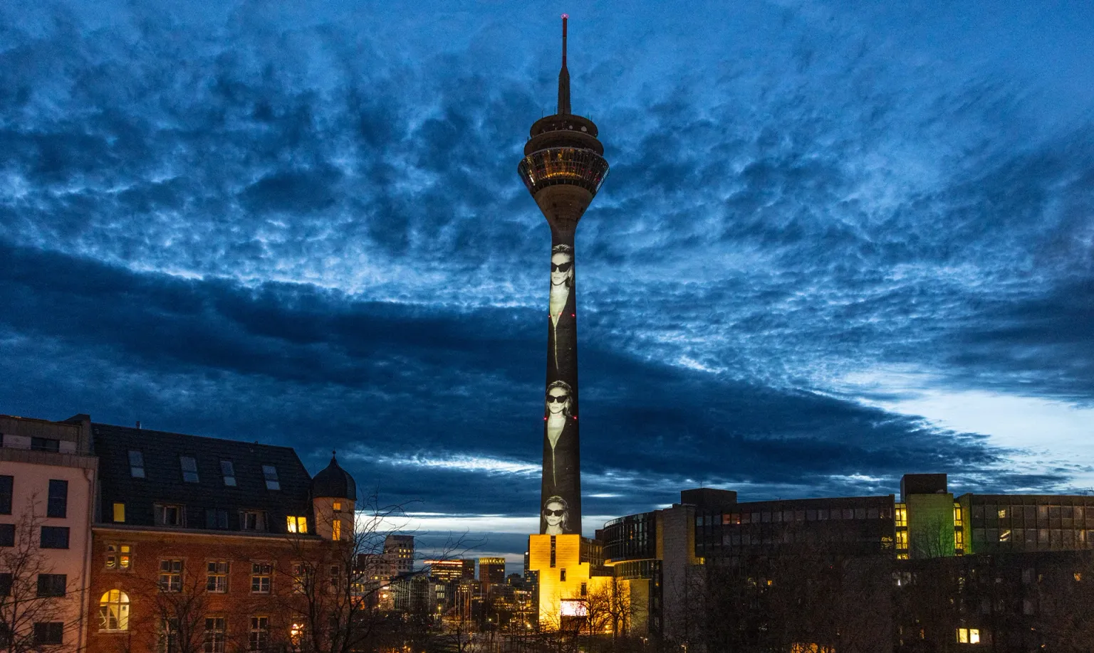 3D Video Mapping Rheintower Germanys Next Top Model Advertisement