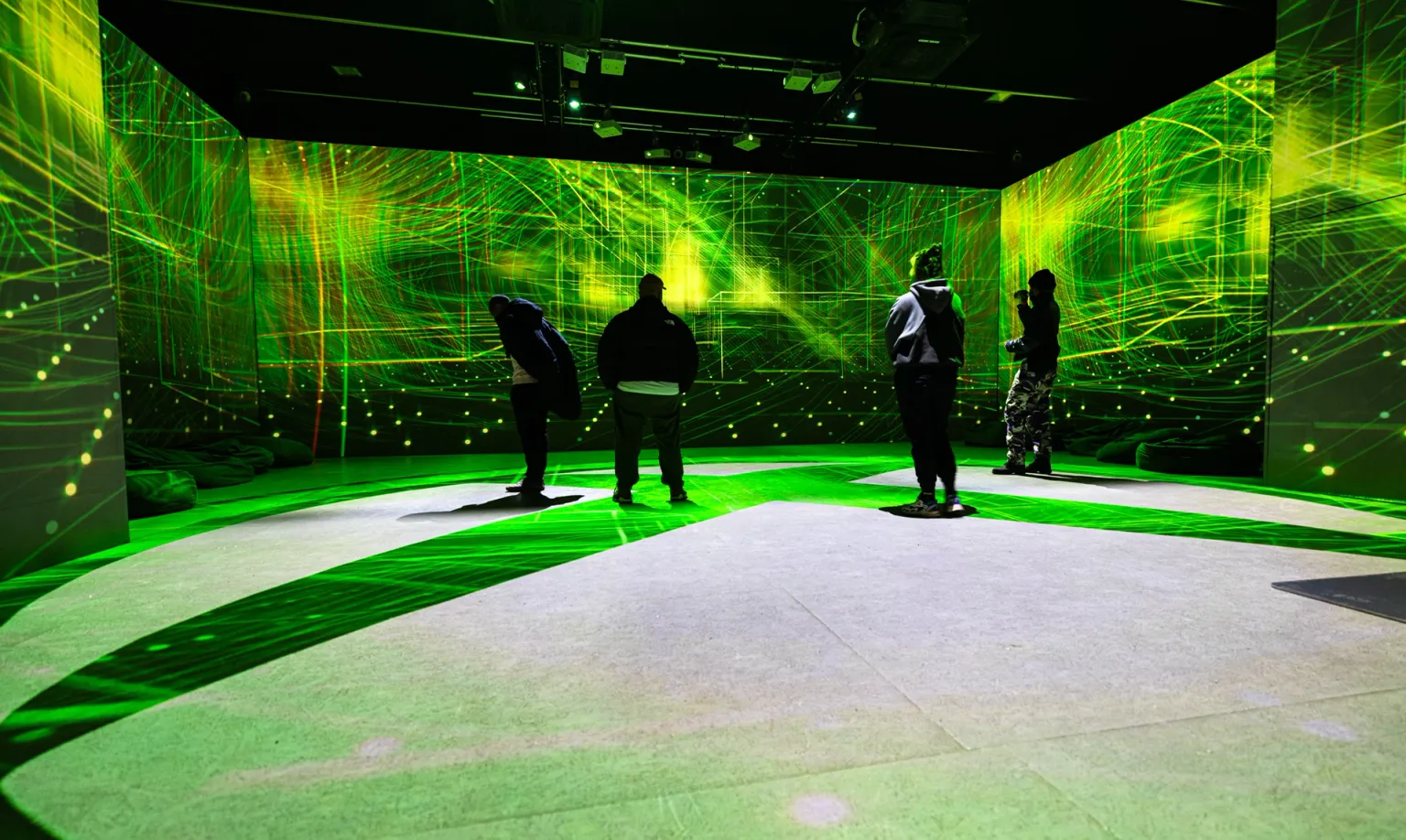 Immersive Indoor-Projektion X-Box in Berlin