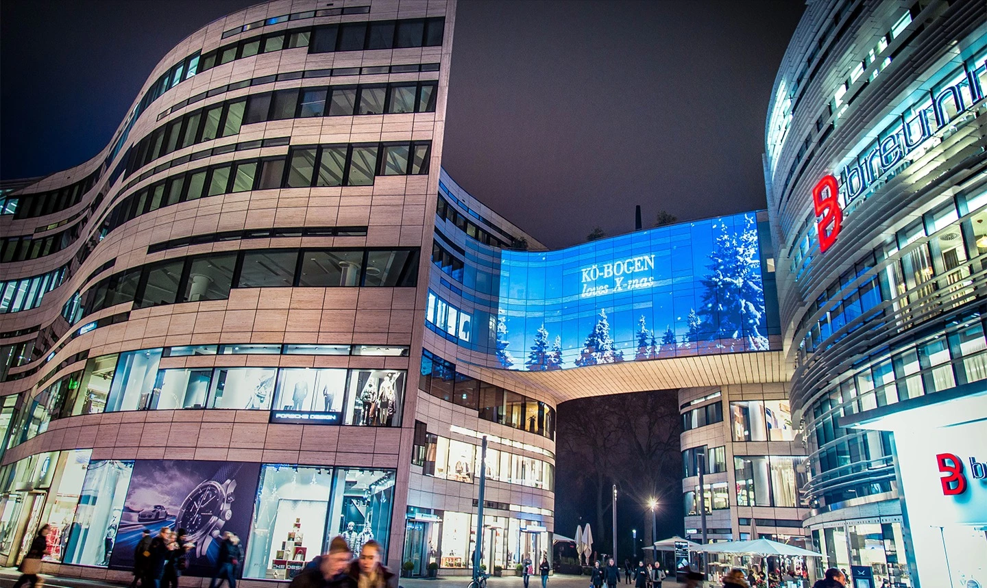 Christmas Illumination Kö-Bogen Düsseldorf