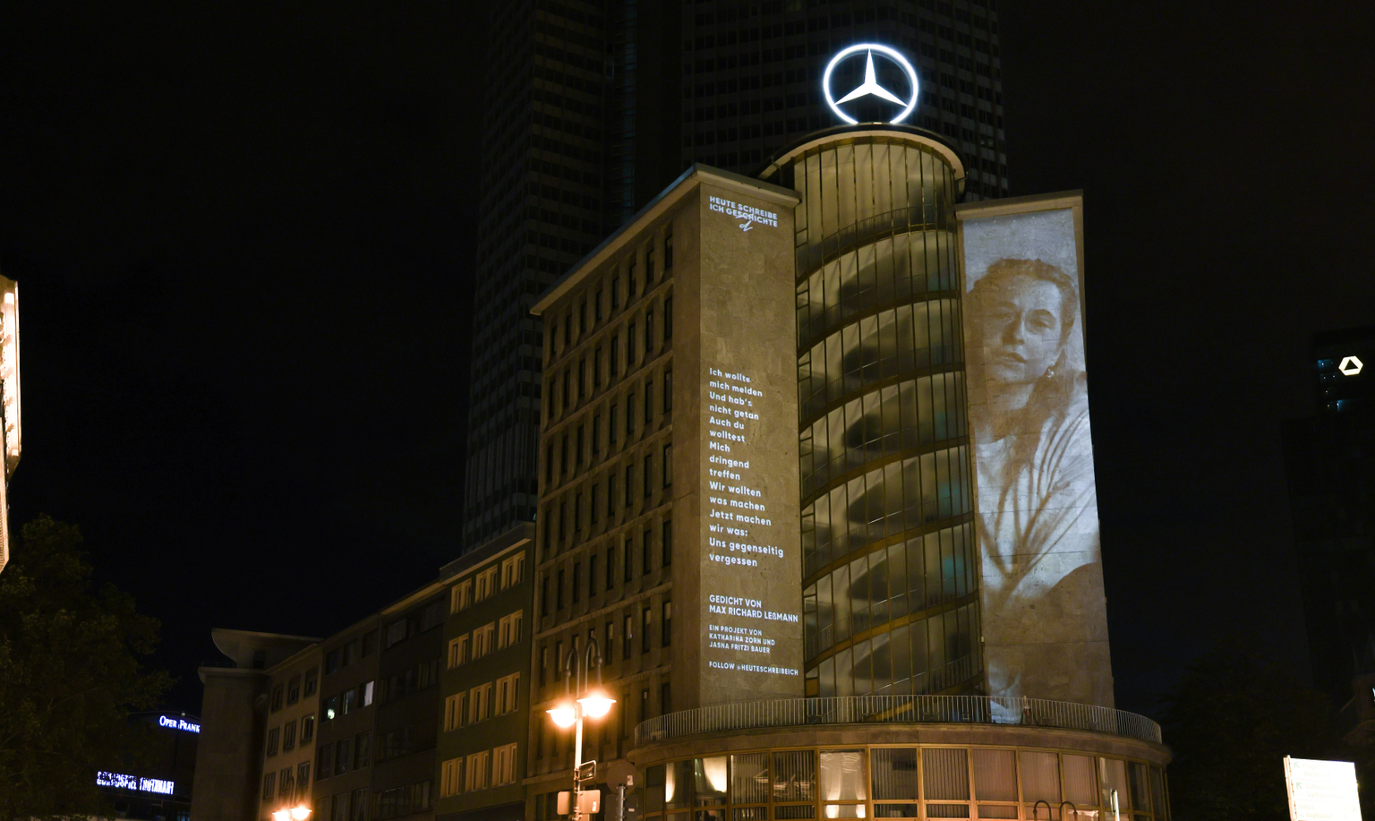 Light Art Campaign Frankfurt Book Fair
