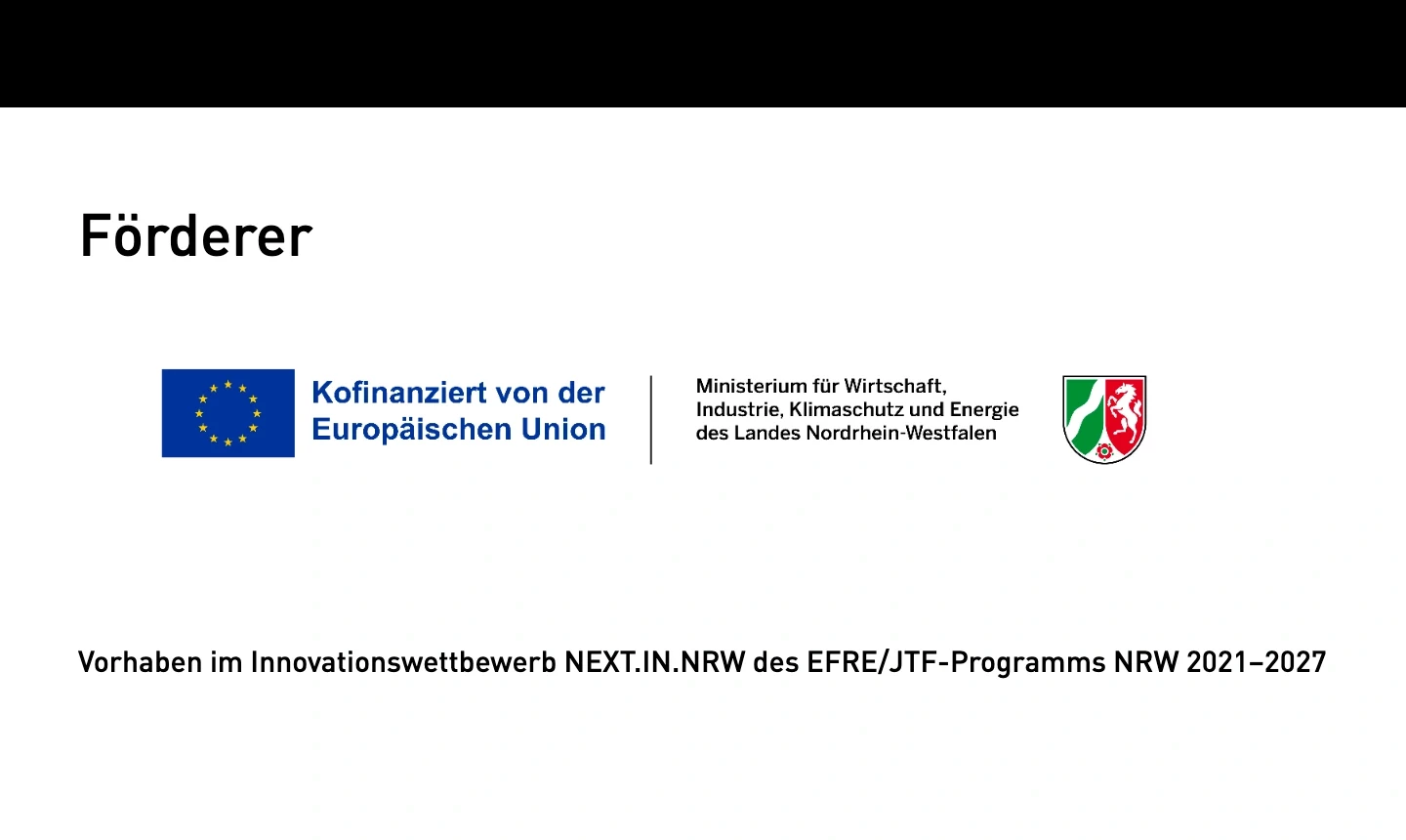 Research Project FlowAR Innovation Competition NEXT.IN.NRW
